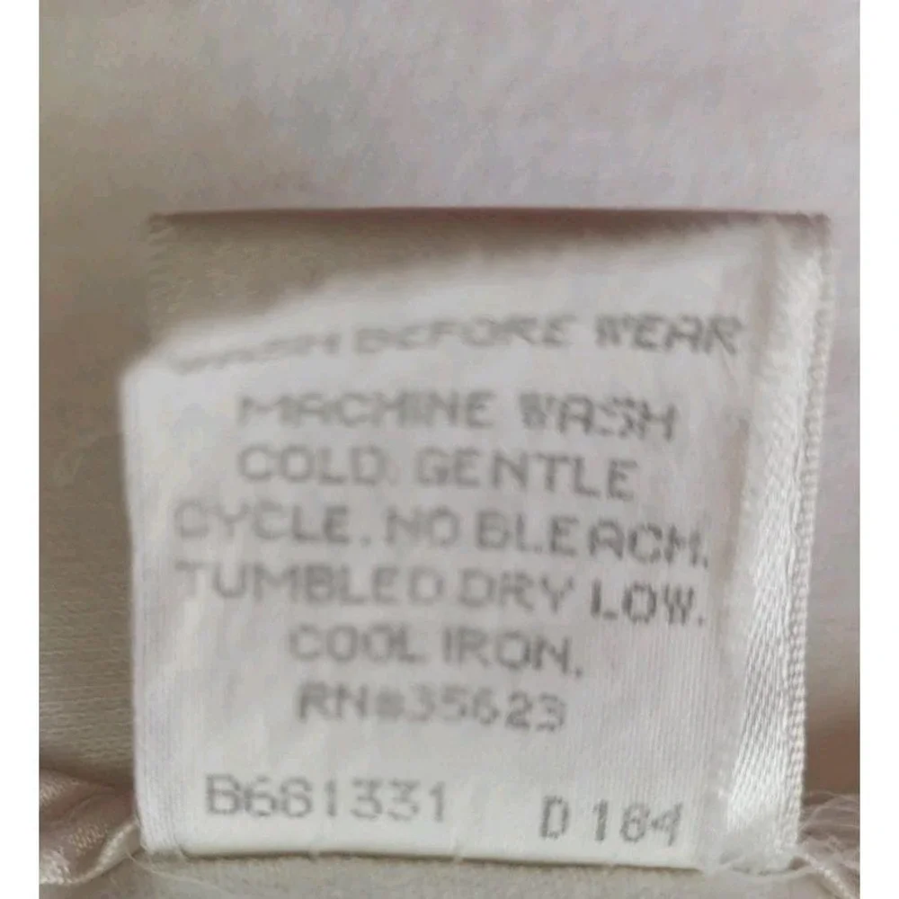 Vintage Baby Dior White Baby Blanket 36 x 30 Luxury Nursery Cotton Satin Edge